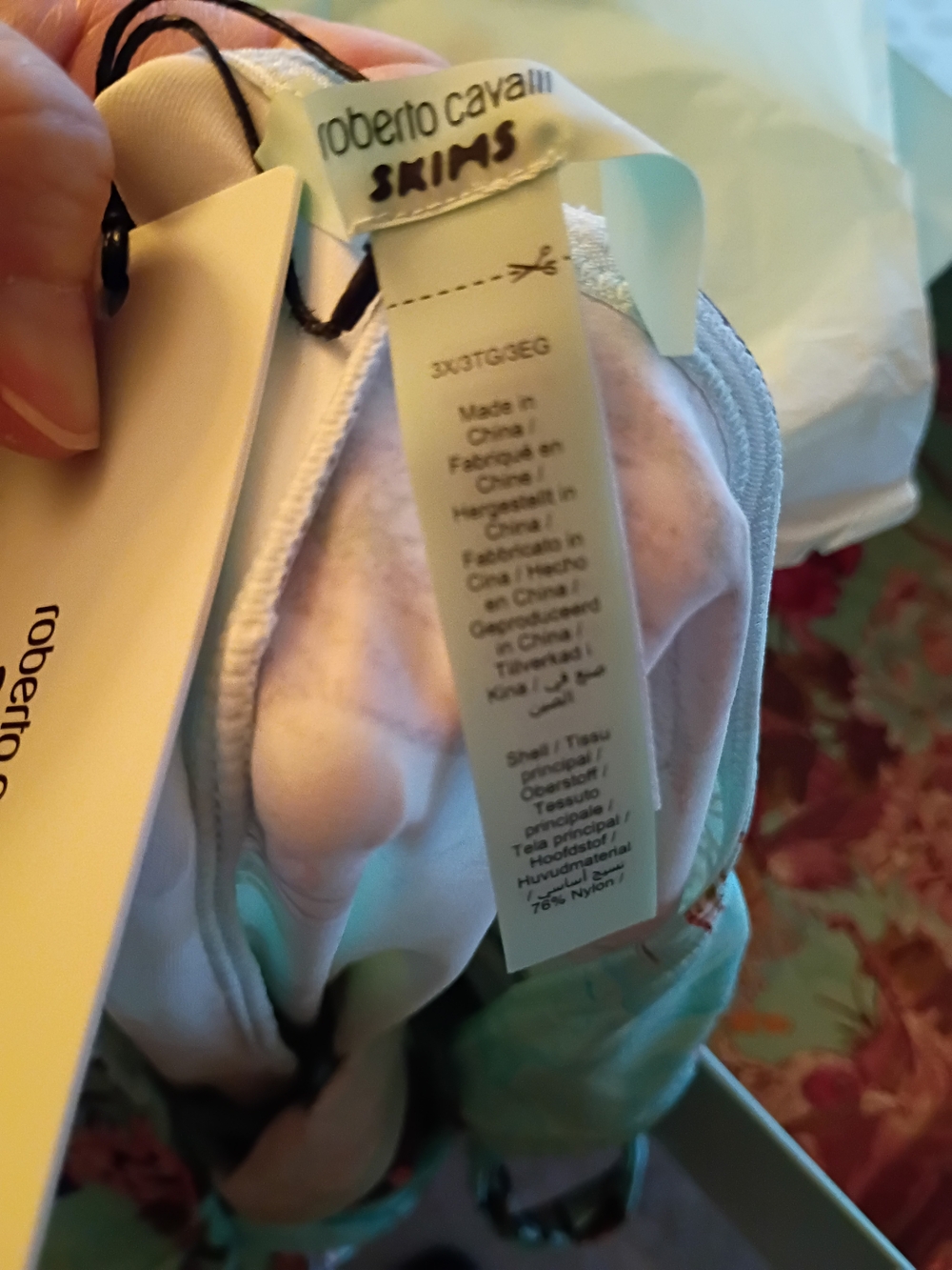 Skims Collab With Roberto Cavalli, NWT & Box, Wrap Jumosuit - Picture 7 of 14